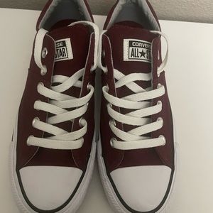 Maroon Converse All Stars